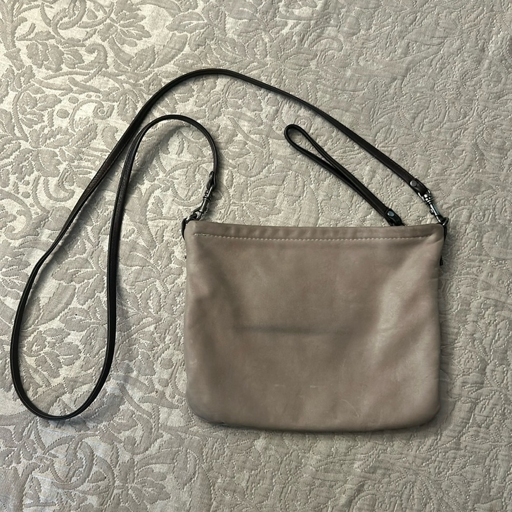 Rough and Tumble leather shoulder purse